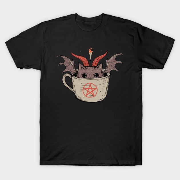 demon coffee T-Shirt by Jess Adams